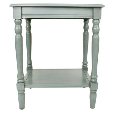 Charlton Home Delouris Wood Accent Storage Shelf End Table