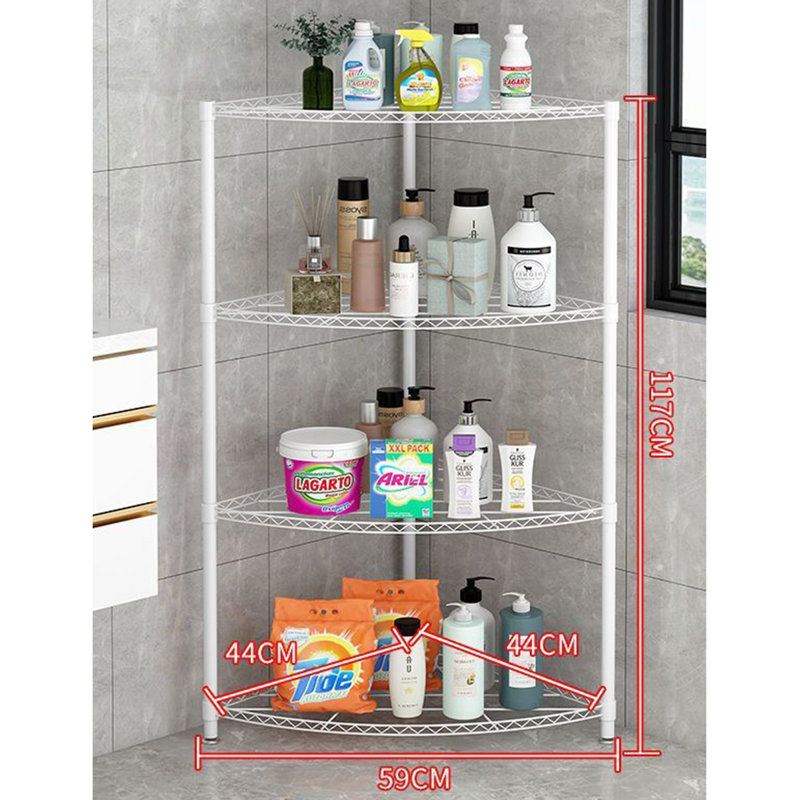 Support de rangement Mabell, Blanc