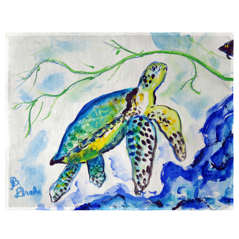 Récapitulatif 18" jaune sea turtle