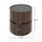 High-Grade Double-Layer Storage Round Side Table