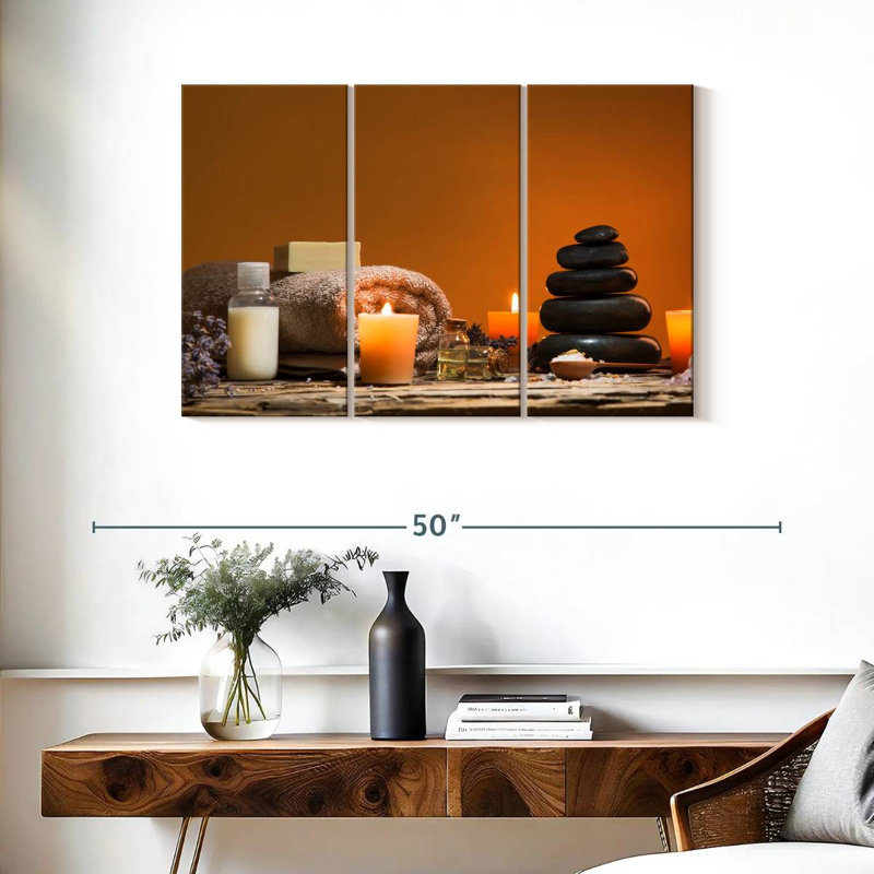 Nature morte au spa Kerrick, H 24 po x l 38 po