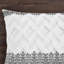 Housse de couette très grand / très grand 3 pièces, coton chenille, capitonnage blanc, chic, fermeture à boutons, 4 attaches de coin, lavable à la machine, et taies décoratives 3 pièces en coton, look, coins avec 2 inclus
