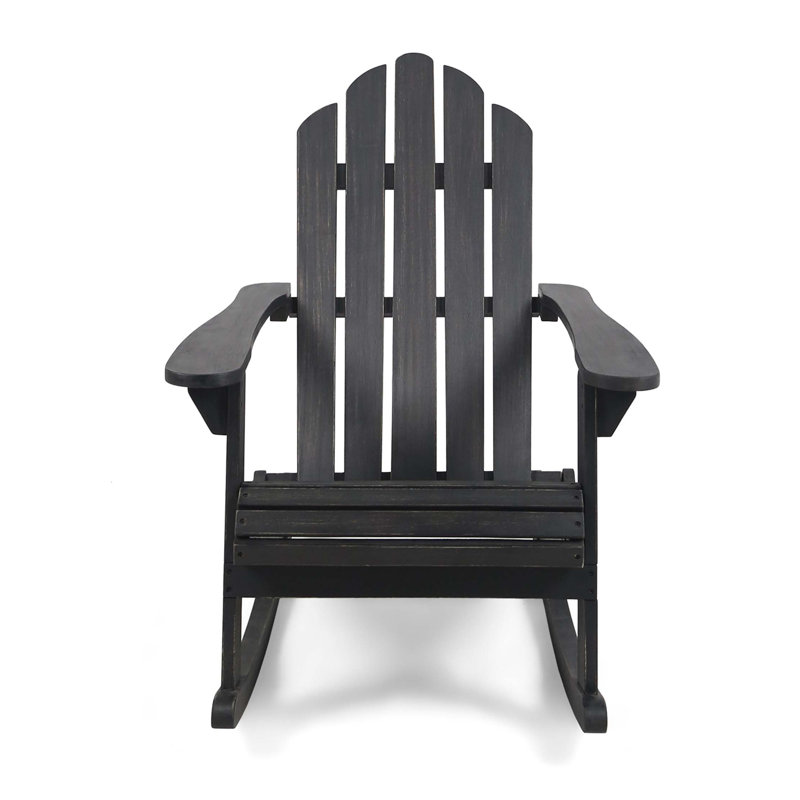 Chaise berçante Hollywood Adirondack, Gris foncé