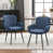 Navy Faux Leather