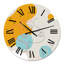 Horloge murale moderne à une ligne-70835792