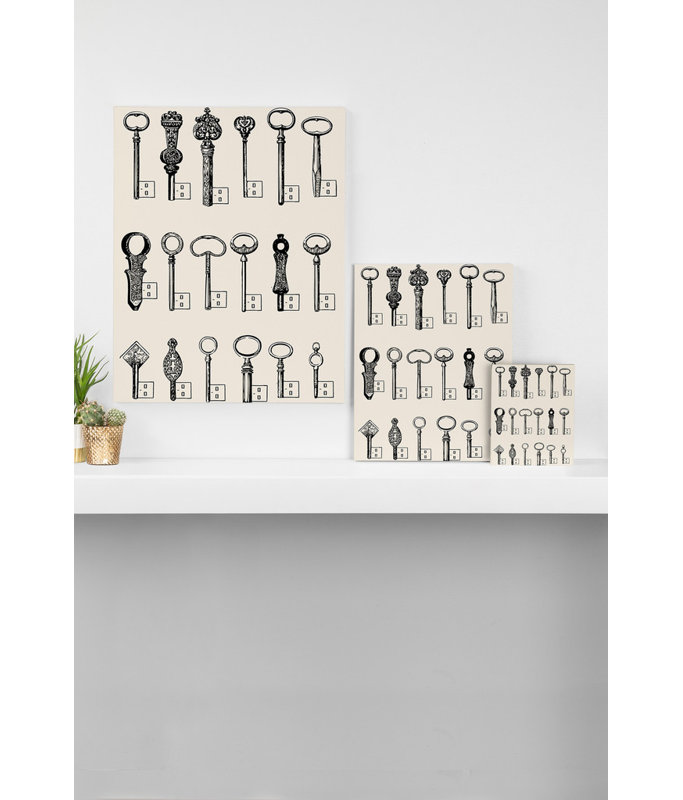 « usb keys », impression sur toile tendue, H 10 po x l 8 po x P 1,5 po
