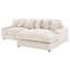Ashil Upholstered Reversible Chaise Sectional Sofa Sand-1963058926