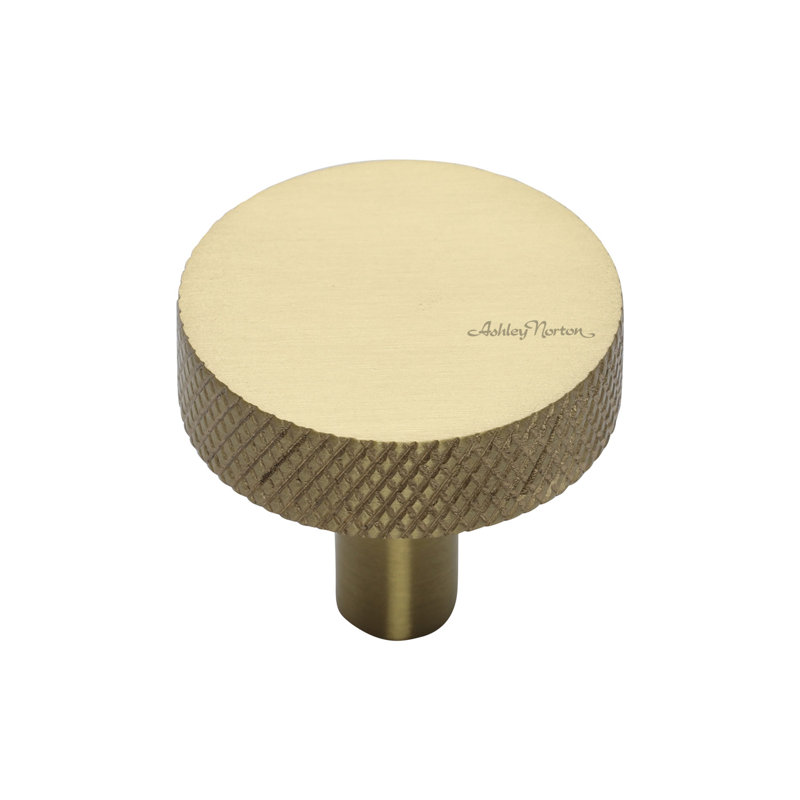 Round Knob, Black, 1 1/2"