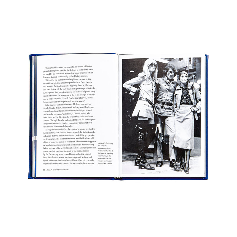 Little Book of Yves Saint Laurent Leather Bound Book