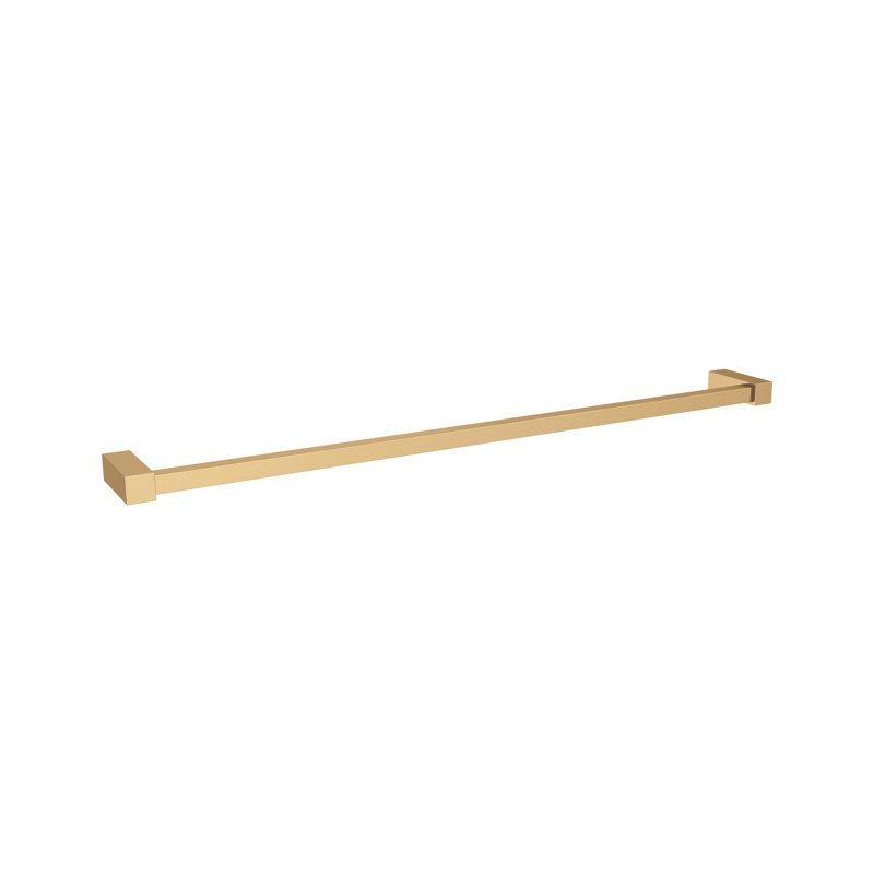 Monument Wall Mounted Towel Bar, Champagne Bronze, 2.7"D x 24.8"L x 0.56"H 