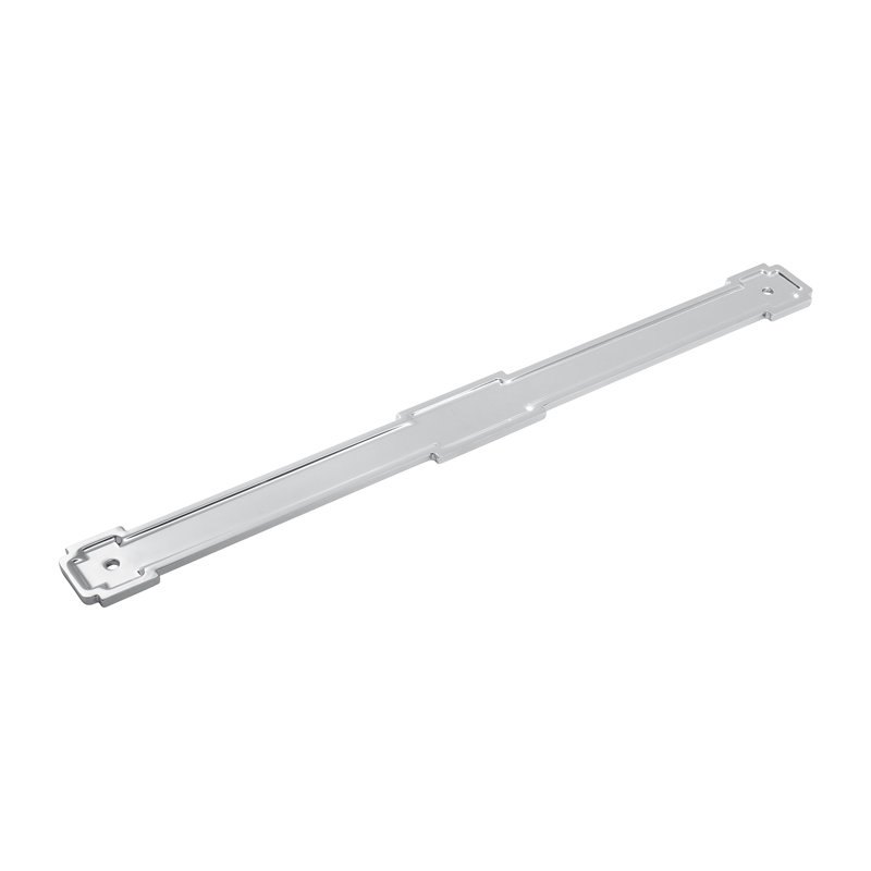 Coventry Collection Pull Backplate - 12" Center to Center Cabinet Pull Chrome - Transitional Hardware for Drawers & Cabinets