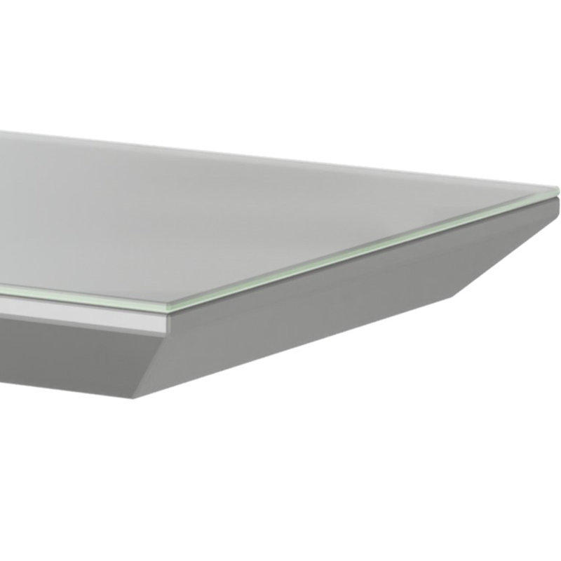 Ami-May Matt-Gloss Console Table, Grey