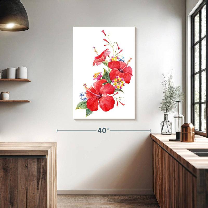 Hibiscus Harnek exotique, H 39 po x l 26 po