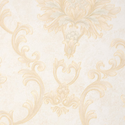 Non-Pasted Non-Woven 3D Embossed Wallpaper Roll