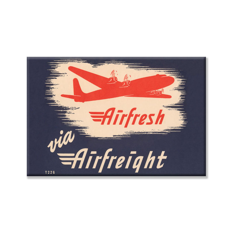 « air fraîche par le fret par le fret », H 66 po x l 44 po