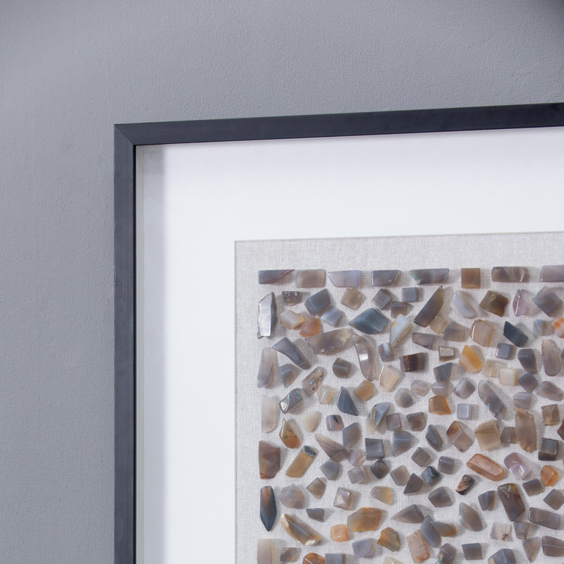 Décoration murale 23,6 x 23,6 po Shokha Agate