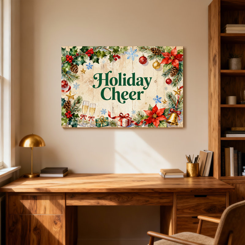 Motif de décorations de Noël pour les fêtes de Noël, H 16 po x l 24 po