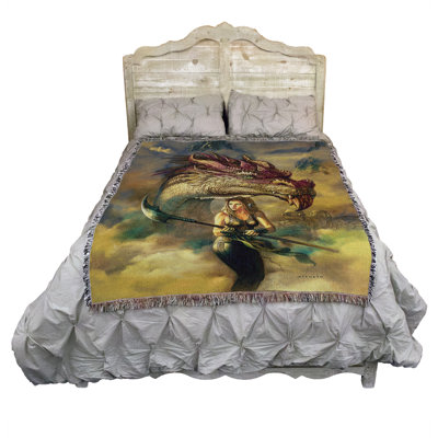 Jeté Pure Country Weavers Gondwyr et Kiraldea Dragon par Ciruelo