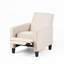 Fauteuil inclinable manuel en lin-1572612985