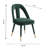 Velvet Solid Wood Slat Back Side Chair-705203087