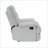 Recliners for Living Room, Modern Light Gray Velvet Recliner with Square Tufted Back &amp; Pillowtop Arms | Light Gray | Velvet-123225638
