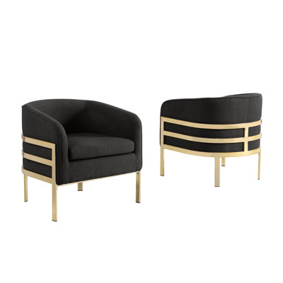 Teddy Accent Chair With Chrome Frame