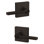 Latitude Lever with Collins Trim Bed and Bath Lock