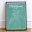 Chiang Mai City Map - No Frame Print-1287443079