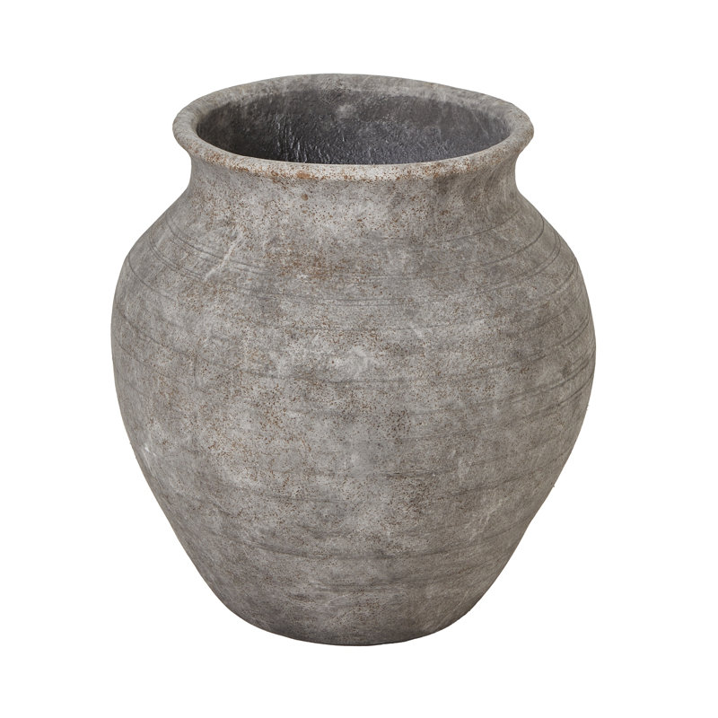 Alhakim Extra Large Old Wall Planter Pot, Grey