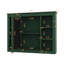 Armoire à pharmacie murale 35 po x 27,5 po avec miroir et 6 tablettes ouvertes-1963109398