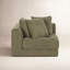 Fauteuil de coin Lisbonne Olive