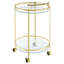 Chariot-bar moderne moderne en métal chromé -348021897