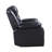 Eilbra Power Motion Recliner, Black Faux Leather-585213415