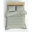 Ensemble de housse de couette de qualité supérieure, couleur sauge, 94,5 po x 86,6 po | 100% coton Ranforce, 145 fils | 2 taies d'oreiller (23,6 po x 23,6 po) | Impression réactive, lavable à la machine, conception élégante et douce-120770390-120770387