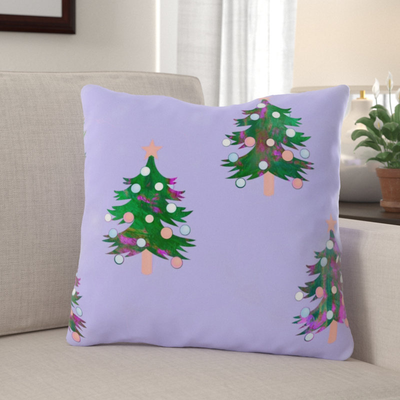 Coussin watercolour Ortez, Intérieur, Microsuède