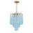 Hamdiye 4 Light Aged Brass Pendant-2040588021