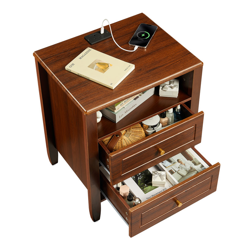 50 cm W Bedside Table