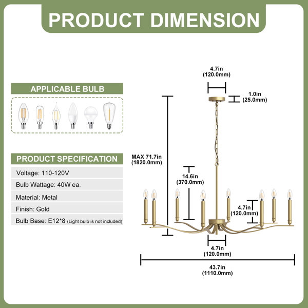 Dimensions du produit