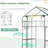 Portable Garden Greenhouse - Control Heat & Humidity, 6 Shelves, Trellis, Mesh Door Windows, Wind Obstruction Assembly Required By 1-2 People