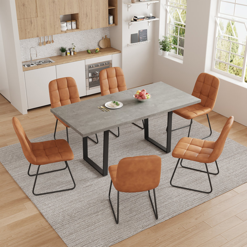 6 - Person Extendable Dining Set, Brown