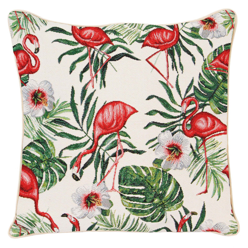 Housse de coussin Flamingo