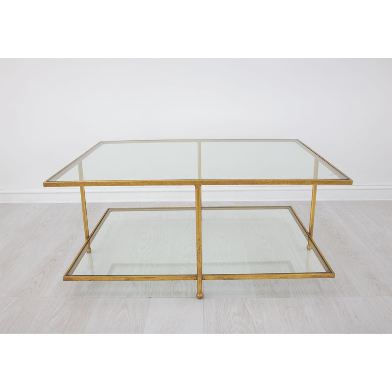 Romana Coffee Table, Gold
