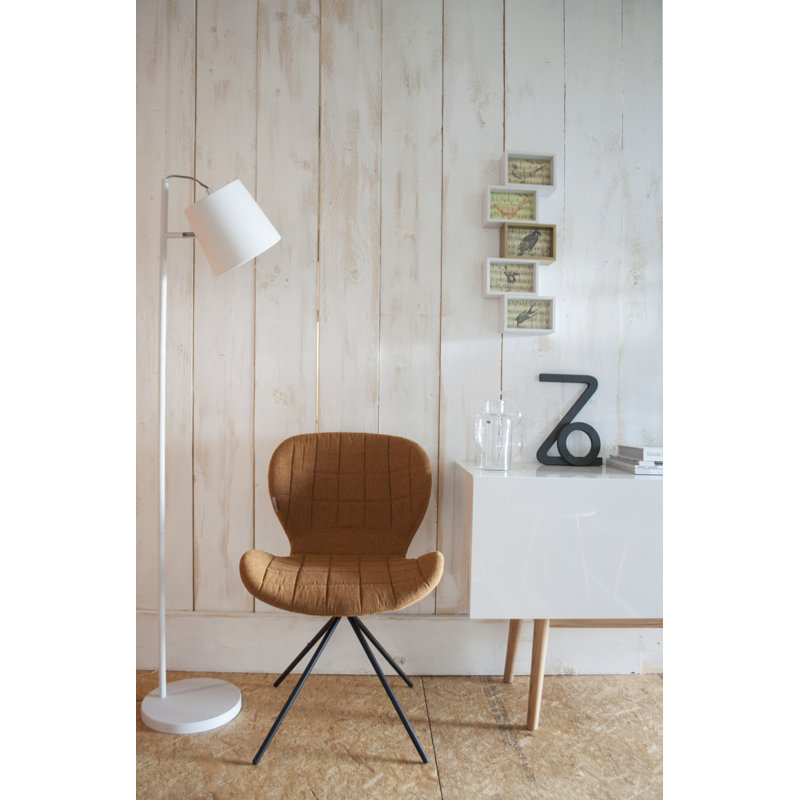 Task Floor Lamp, White, White