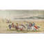 Tapis oriental art déco à motif de teinture de chasse 10 x 20
