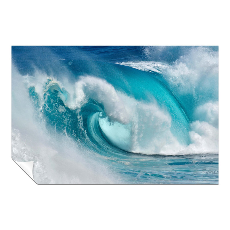 Roaring Wave Cross - Print, 46cm H x 31cm W x 0.5cm D, Paper