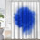 Rideau de douche bleu imperméable, rideaux de douche pour la salle de bain avec 12 crochets