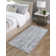 Abrienne Soft Shiny Modern Grey/White Rug