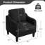 Chaises d'appoint Mid-Century avec coussins amovibles-206585625