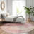 Calandria Pink Washable Indoor-Outdoor Rug - LOOMLAN-1356979647