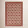 Tapis rouge brique en laine et nylon Momeni